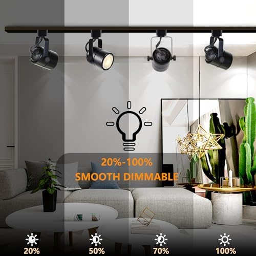 Yuemegou 10W Dimmable LED Track Light Heads 3CCT GU10