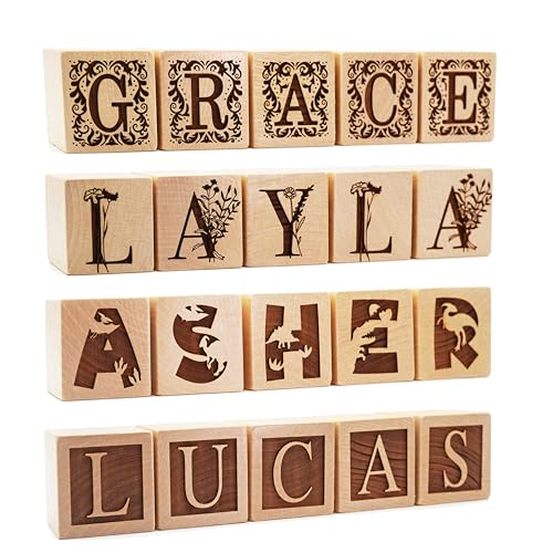 Personalized Baby Name Blocks for Girls or Boys