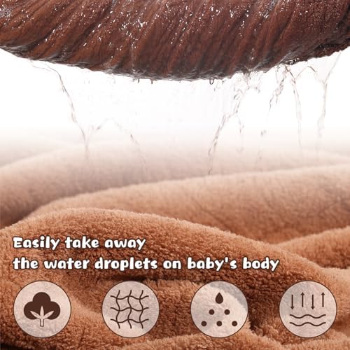 WODHOY Toddler Bath Towel with Hood 50x32