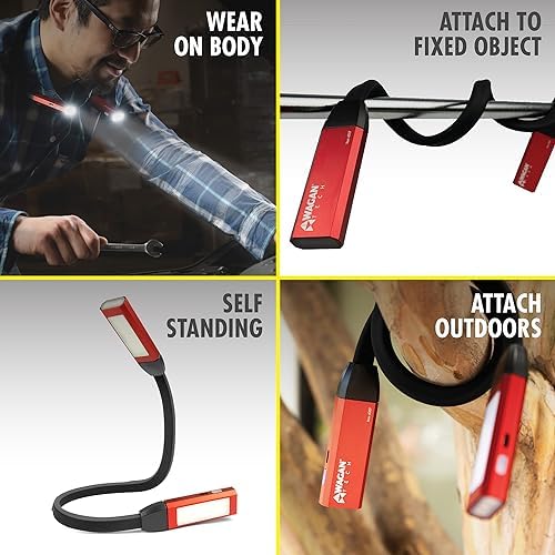 Wagan EL4307 Flexxlite Rechargeable LED Neck Light