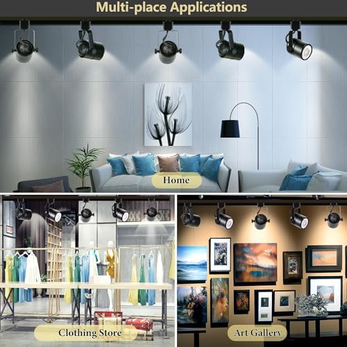 Yuemegou 10W Dimmable LED Track Light Heads 3CCT GU10