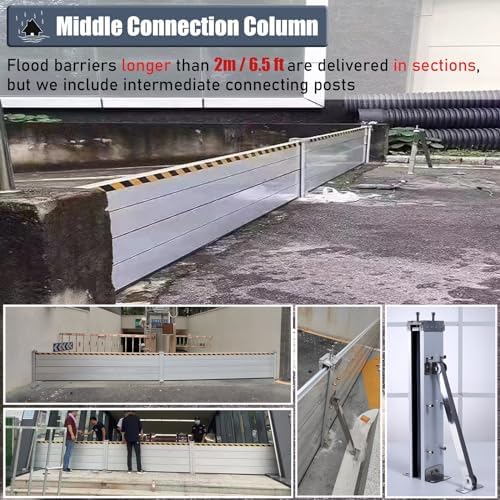 High Flood Control Baffle 31 Underpass Barrier Aluminum Panels