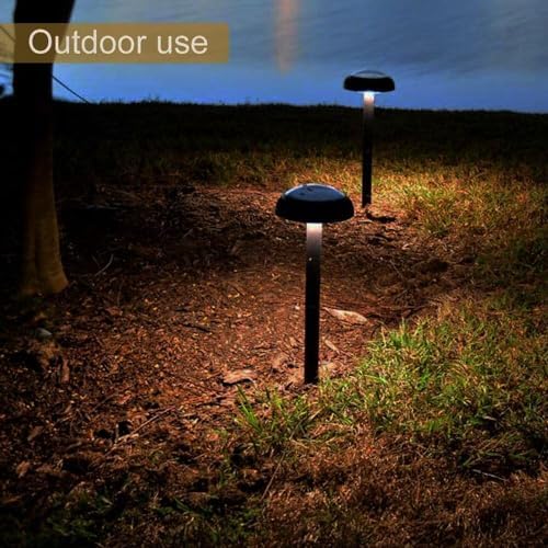 Noobibaba T10 Wedge Base LED Bulb 12V 1W 10-Pack Warm White 2700K