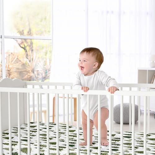 Sweet Jojo Designs Sage Green Woodland Crib Sheet 1