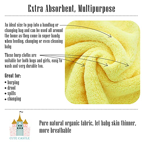 Cute Castle Ultra-Soft Baby Washcloths 16 Pack