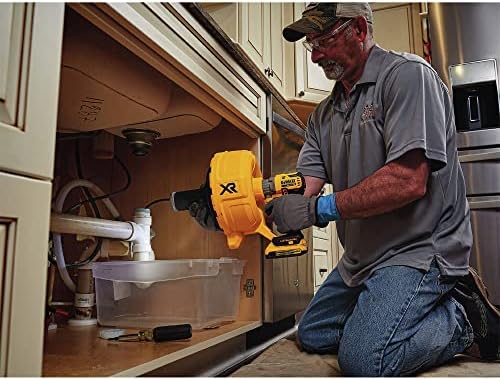 DEWALT 20V MAX XR Drain Snake Kit with LED Light