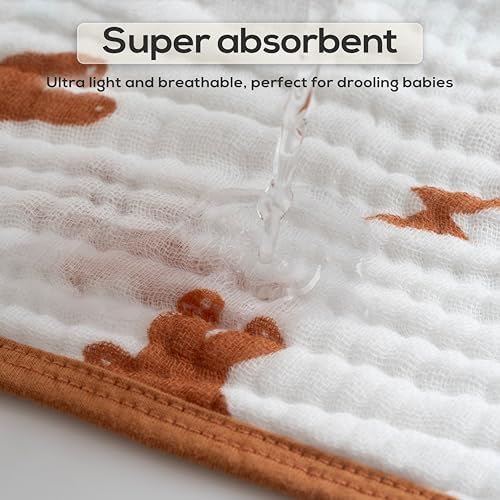 LILY O LAUREL Muslin Baby Towel Pack of 2