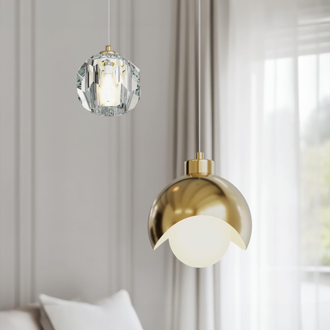 MOD LIGHTING Diana Modern Gold Pendant Light Fixtures 1