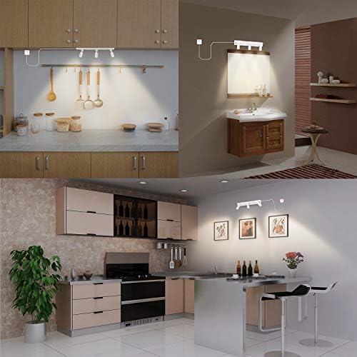 HONWELL Track Light with 3 Rotatable LED Heads