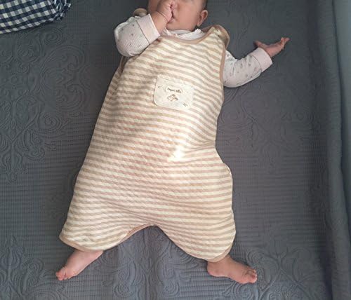 OrganicBoom 100 Organic Cotton Stripe Vest Wearable Blanket