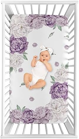 Sweet Jojo Designs Lavender Purple Crib Sheet