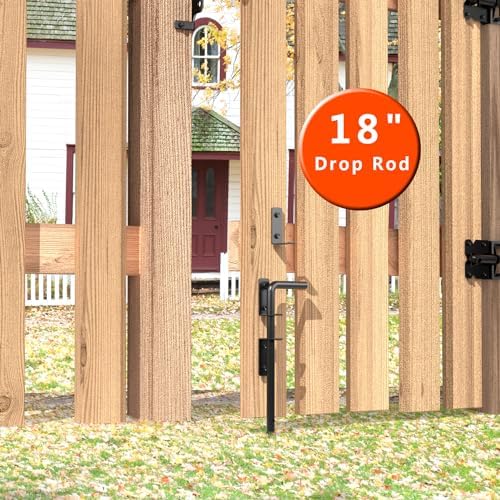 18 Gate Drop Rod with Black Plastic Coating 1