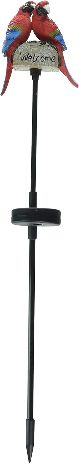 Solaration Solar Wholesale 1044 Parrots Welcome Light Stake