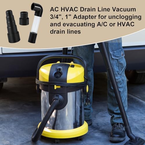 Gosknor 3pcs Wet Vac AC Drain Line Cleaner