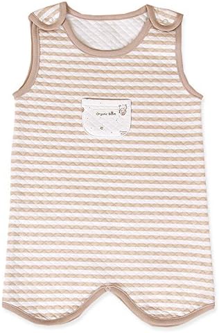 OrganicBoom 100 Organic Cotton Stripe Vest Wearable Blanket