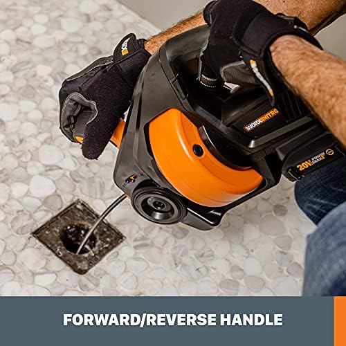 WORX Nitro 20V Power Share Drain Auger 25 ft