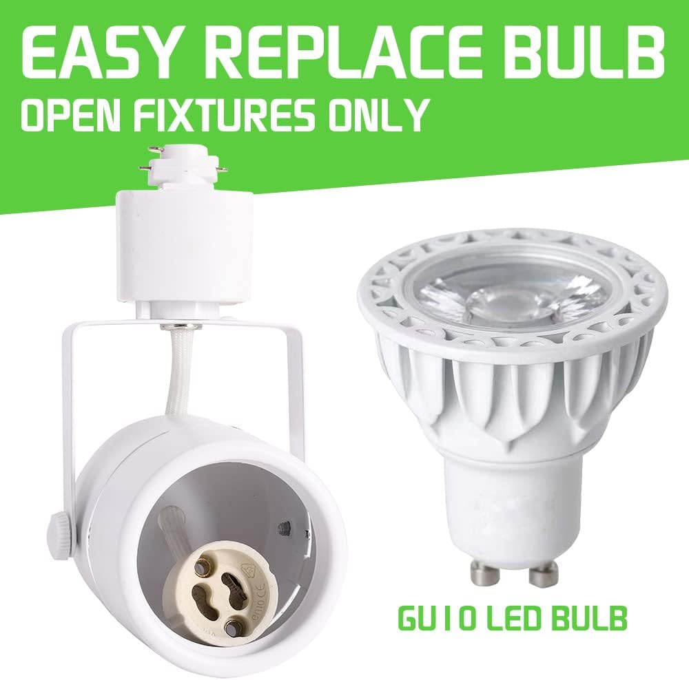 10W H Track Lighting Heads Dimmable LED for Accent Lighting 16Pack