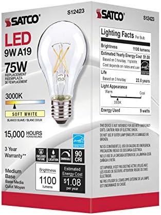 Satco 105W Flush Mount LED Light Bulb 1