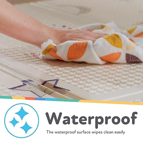 Nuby Reversible Play Mat - Soft Foam Foldable Lightweight