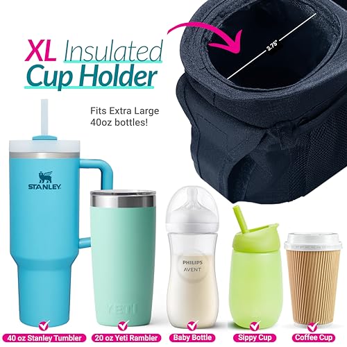 Swanoo Universal Stroller Organizer With Cup Holder