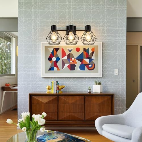 SEEBLEN 3 Light Track Ceiling Light Kit Black