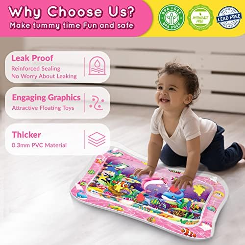Infinno Tummy Time Water Mat for Babies 1