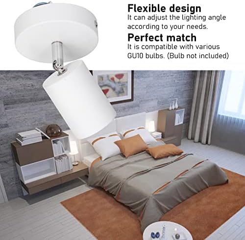 Hilitand Spotlight Base Adjustable Track Light Holder 1