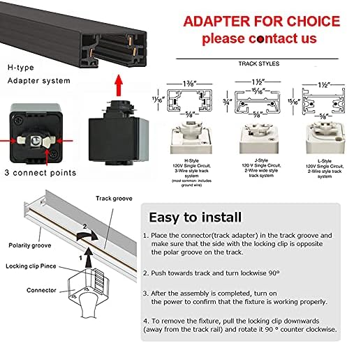 Adjustable Height Halo Track Pendant Light with Clear Crystal Shade 1