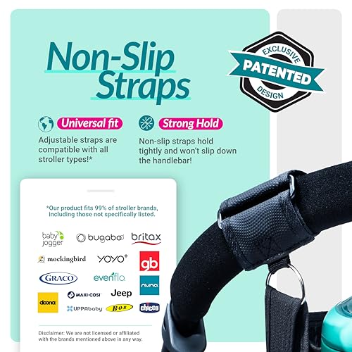 Swanoo Universal Stroller Organizer With Cup Holder