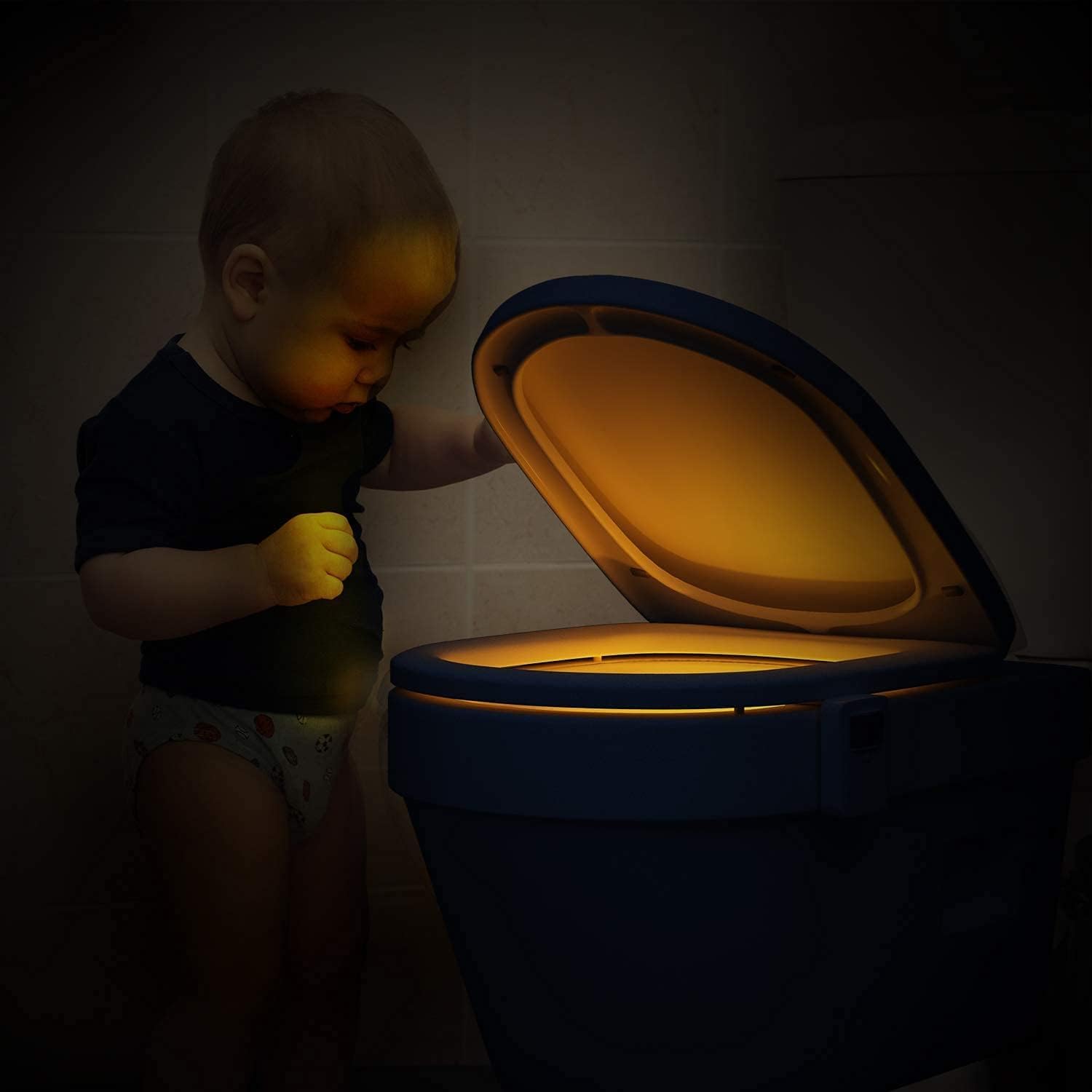 Witshine Toilet Night Light with 16 Color Sensor