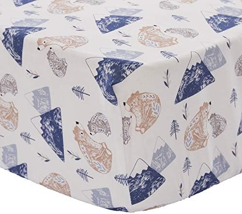 Levtex Baby Rowan Bear Crib Fitted Sheet 1