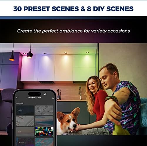 GU10 Smart LED Bulbs 50W Equivalent 4PCS