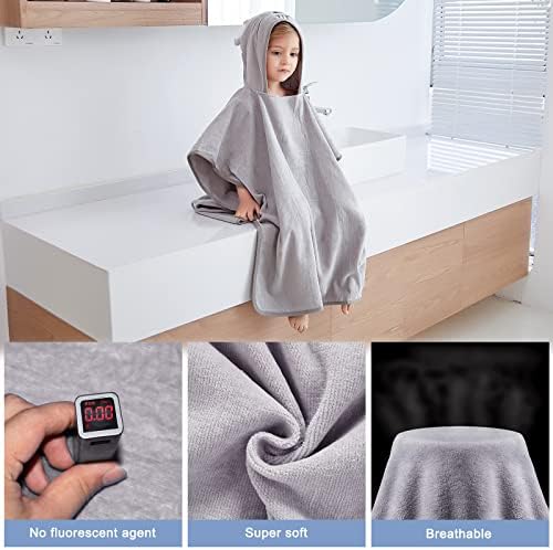 MICHLEY Hooded Baby Towel with Animal Print