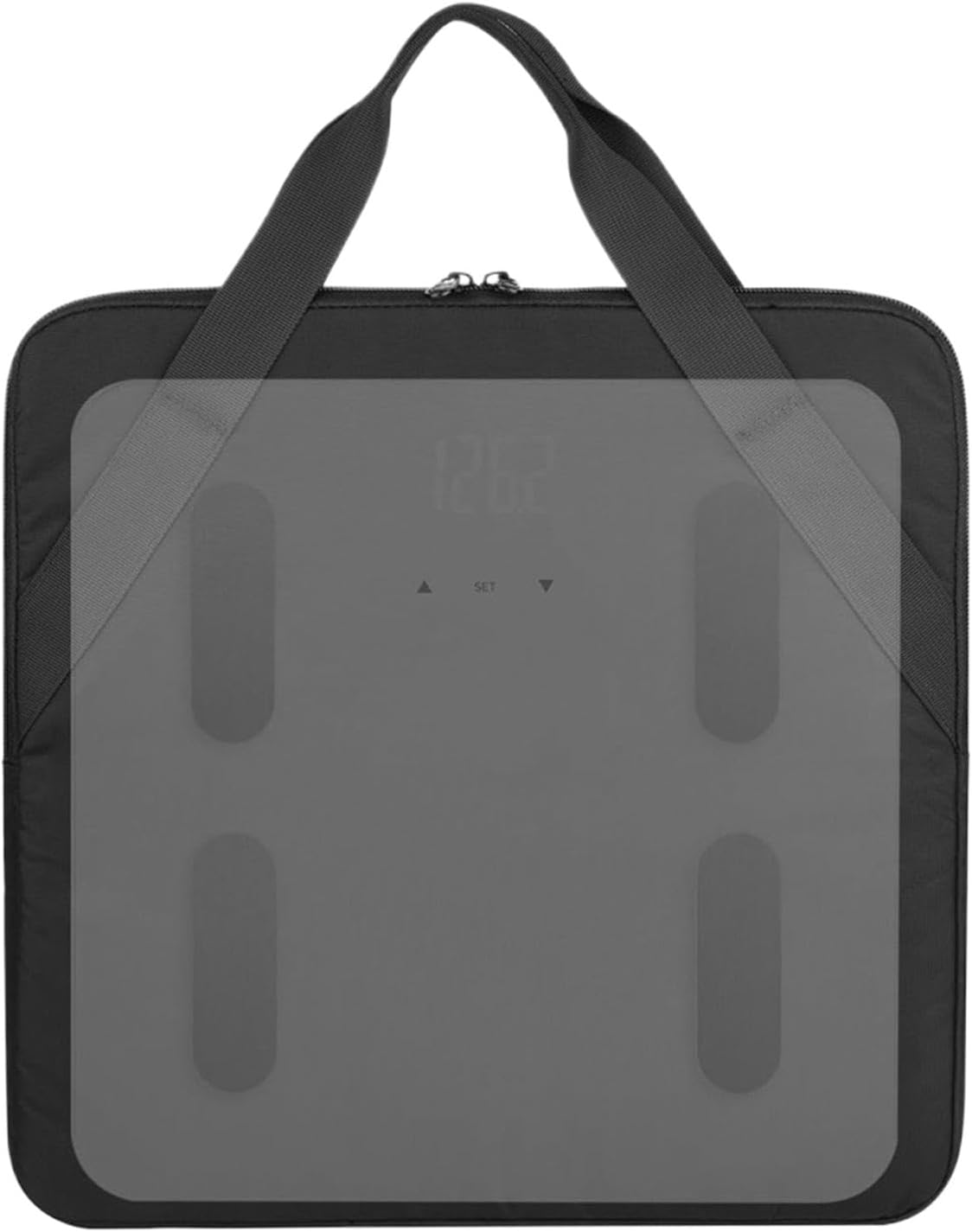 Digital Bathroom Scale Travel Case with Handle and Double Zipper