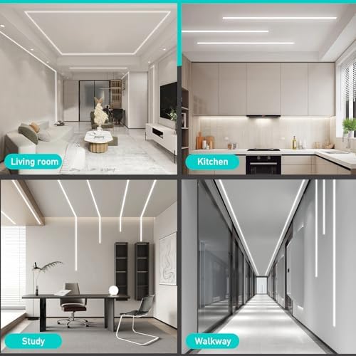 20-Pack 66ft U Shape LED Aluminum Channel System with Milky Cover 1