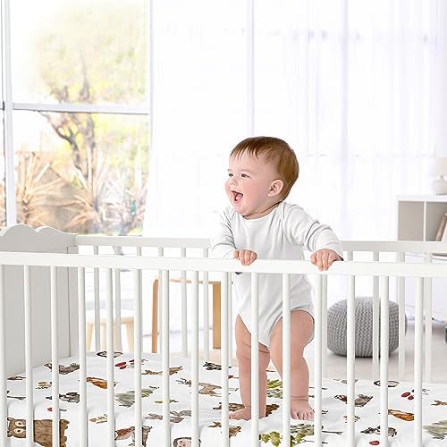 Sweet Jojo Designs Woodland Forest Animals Crib Sheet 1