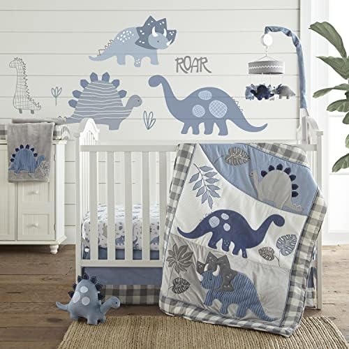 Levtex Baby Kipton Crib Sheet - Blue Grey White