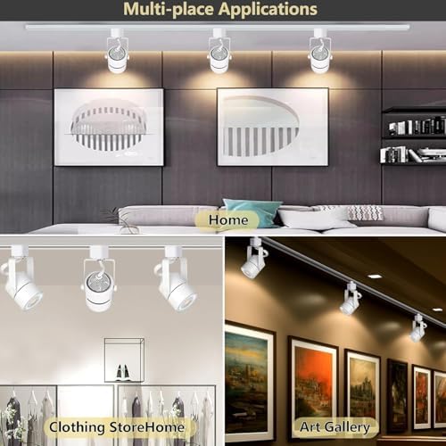 16PCS LED Track Lighting with 3CCT and Dimmable Brightness 1