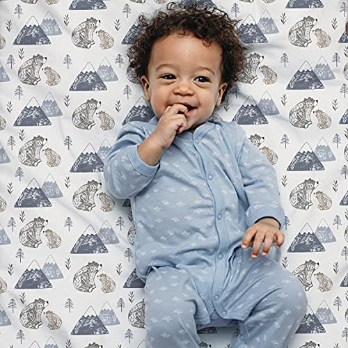 Levtex Baby Rowan Bear Crib Fitted Sheet 1