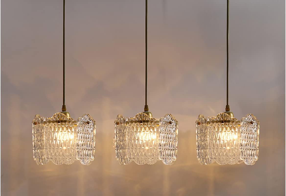 SKIVTGLAMP Dimmable Metal Handle Pendant Light 32 Ft