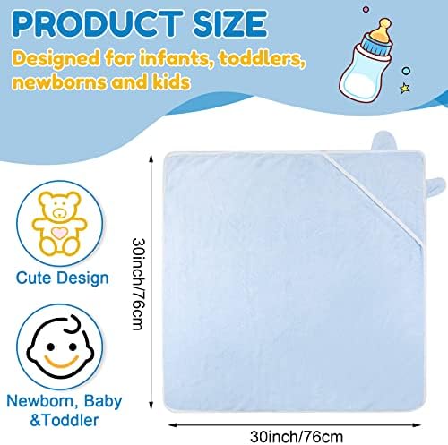 Lounsweer 6 Piece Baby Bath Towels Multicolor 1