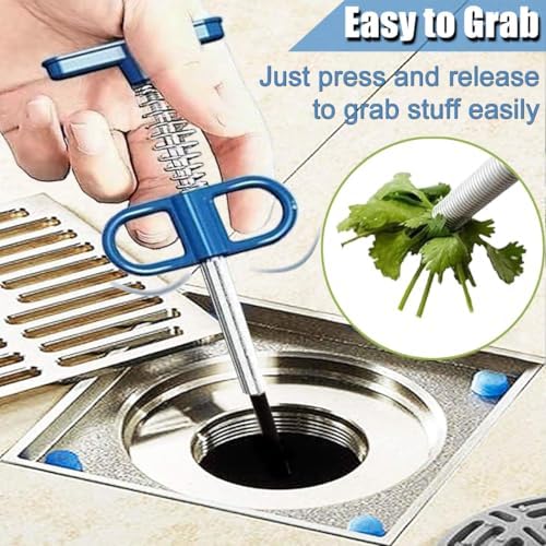 ANLEBUY Drain Snake Hair Clog Remover 120 Inch Flex Tool
