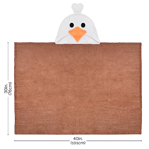 Natemia Premium Hooded Baby Towel - Brown Eagle