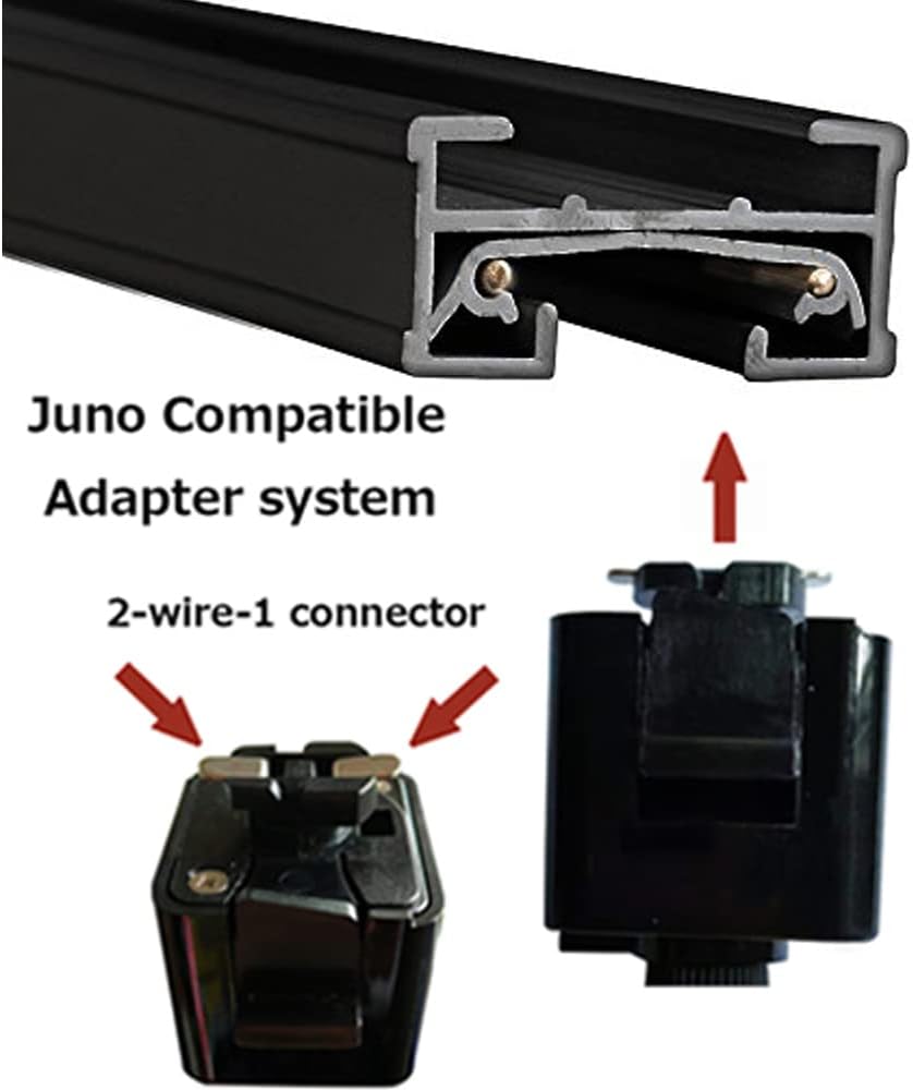 Juno Track Lighting LED Pendant Light 32 Ft Black Iron Adjustable