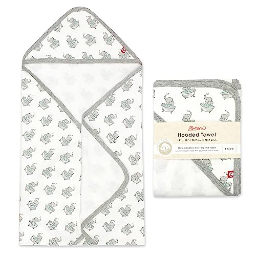 Zutano Organic Hooded Baby Towel Set