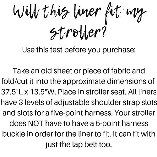 Universal Stroller Pram Liner with Cactus and Teepee Design