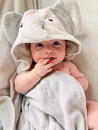 Baby Animal Hooded Towel Set for Newborns and Toddlers