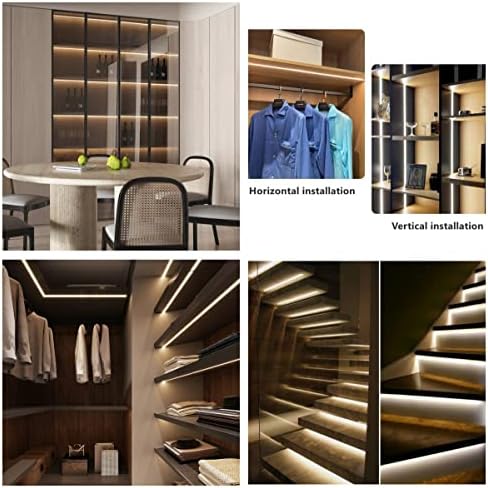 20-Pack Matte Black LED Strip Diffuser with Aluminum Channel