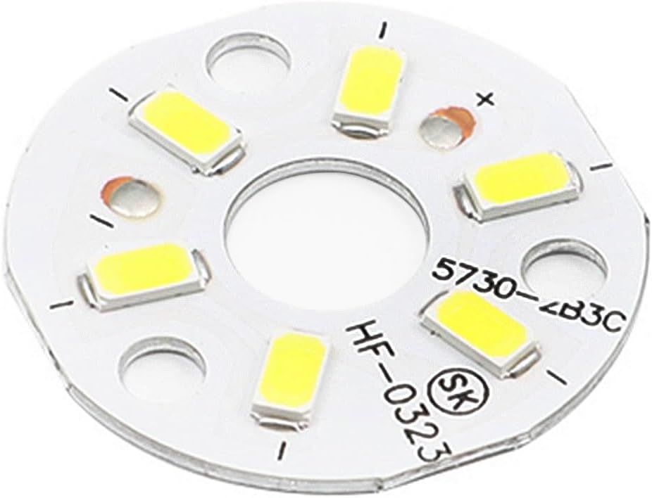 Othmro 15Pcs LED Chip Bulb 3W 9-11V Warm White 6500K 120lm