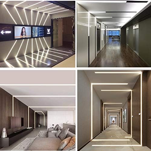 Besseto Plaster-in LED Aluminum Channel 6 Pack